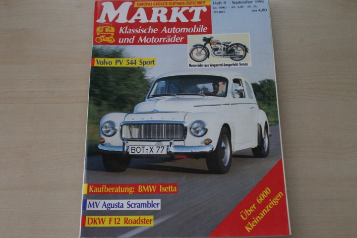 Deckblatt Oldtimer Markt (09/1990)